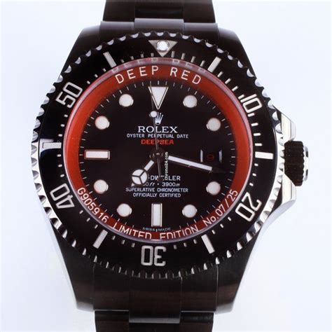 rolex sea dweller red limited edition